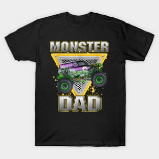 Monster Truck Dad Fathers Day Monster Truck Are My Jam T-Shirt
